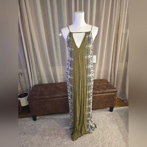 NWT, O'Neill, Green, Maxi Dress, Size S